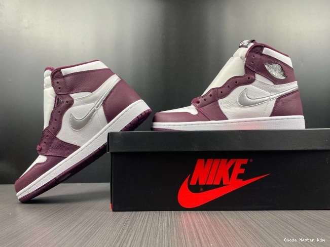 OG Jordan 1 High 555088-611 Bordeaux Air 0724